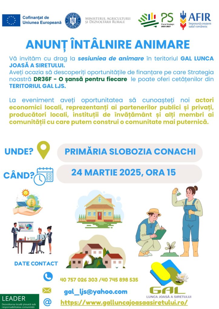 Animare în Slobozia Conachi