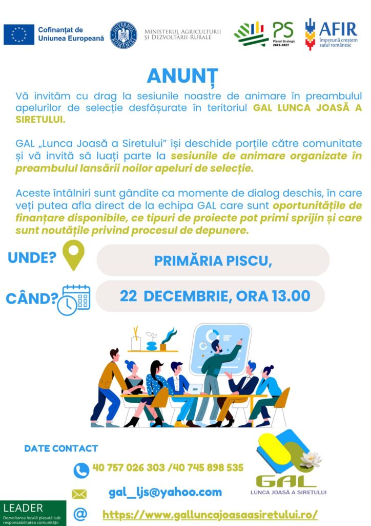 ANIMARE ÎN PISCU, JUDEȚUL GALAȚI