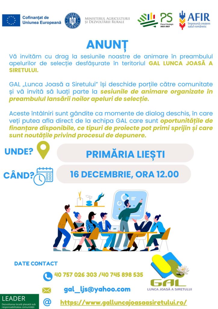 ANIMARE ÎN LIEȘTI, JUDEȚUL GALAȚI