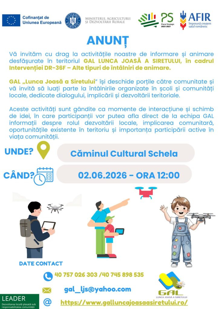 Ne vedem la Căminul Cultural Schela!
