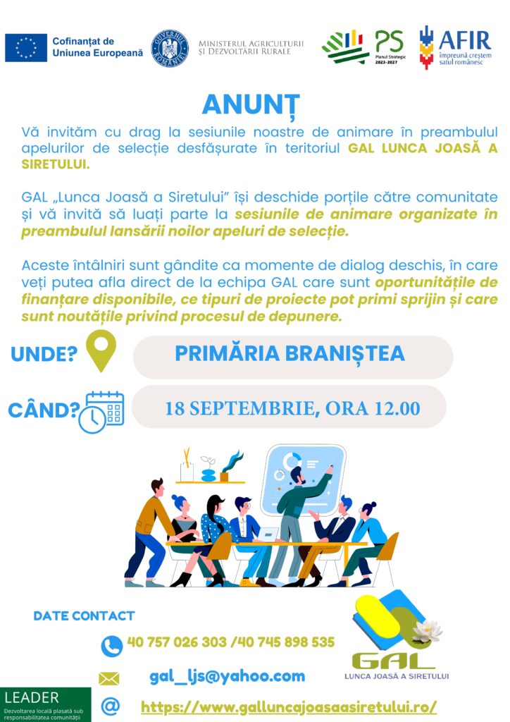 Ne vedem la Braniștea